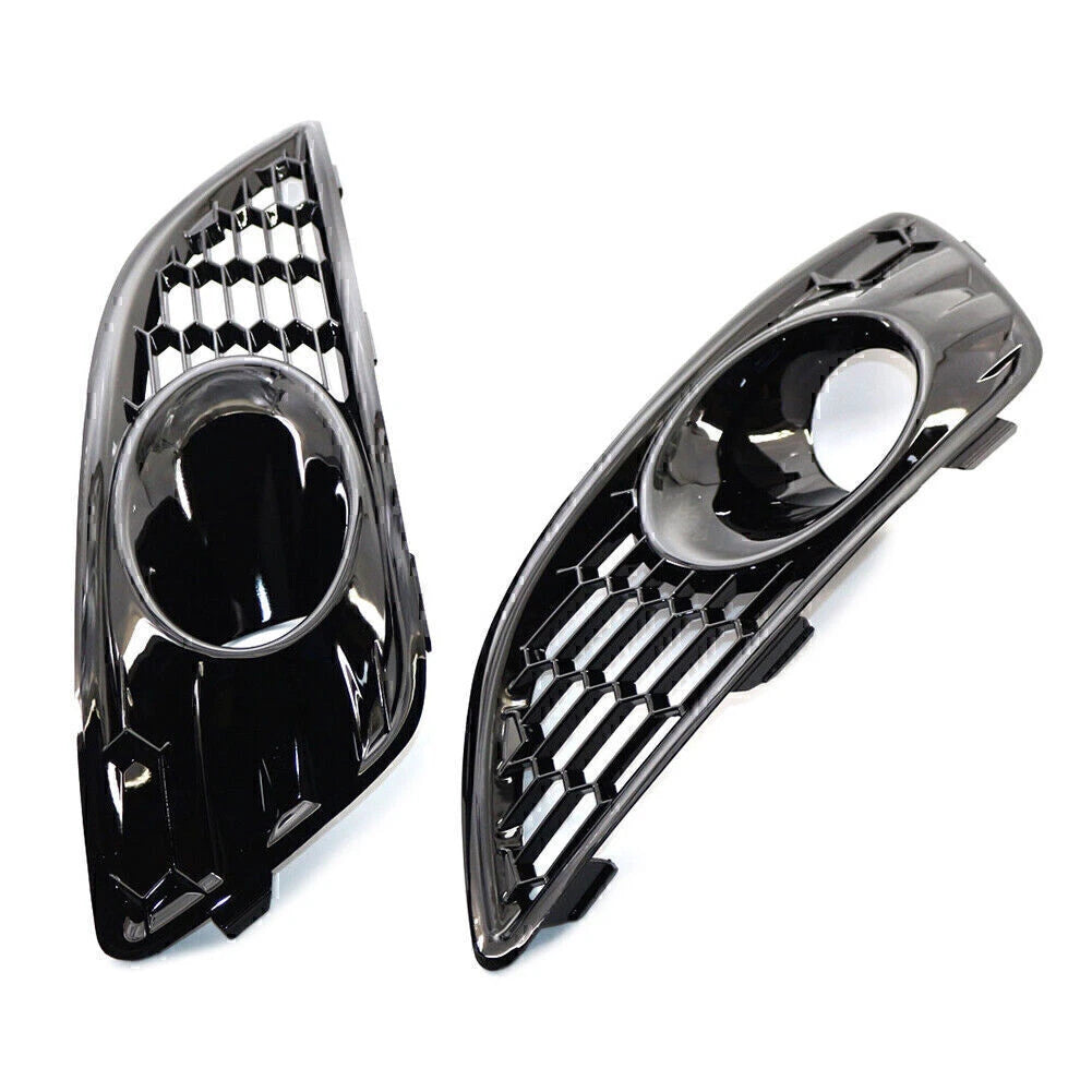 ABS Front Bumper Grilles Fog Light Covers for Ford Fiesta (2012-2016)