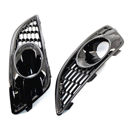 ABS Front Bumper Grilles Fog Light Covers for Ford Fiesta (2012-2016)