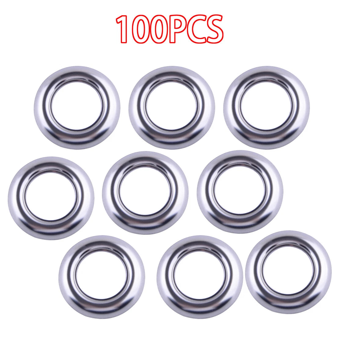 3/4" Round Chrome Bezels  LED Side Marker Light Covers for Truck Car Trailer