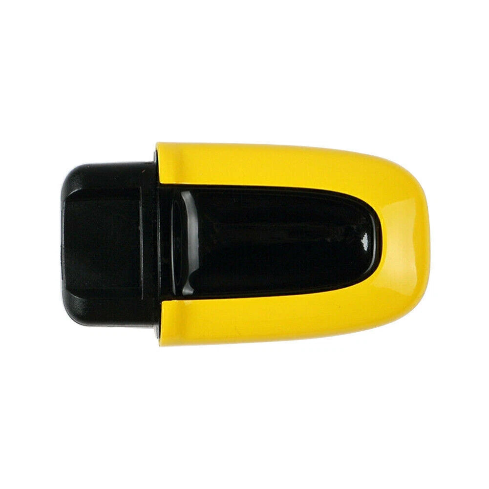 Yellow ABS One Button Start Key Cover Case for Macan (2015-2023)