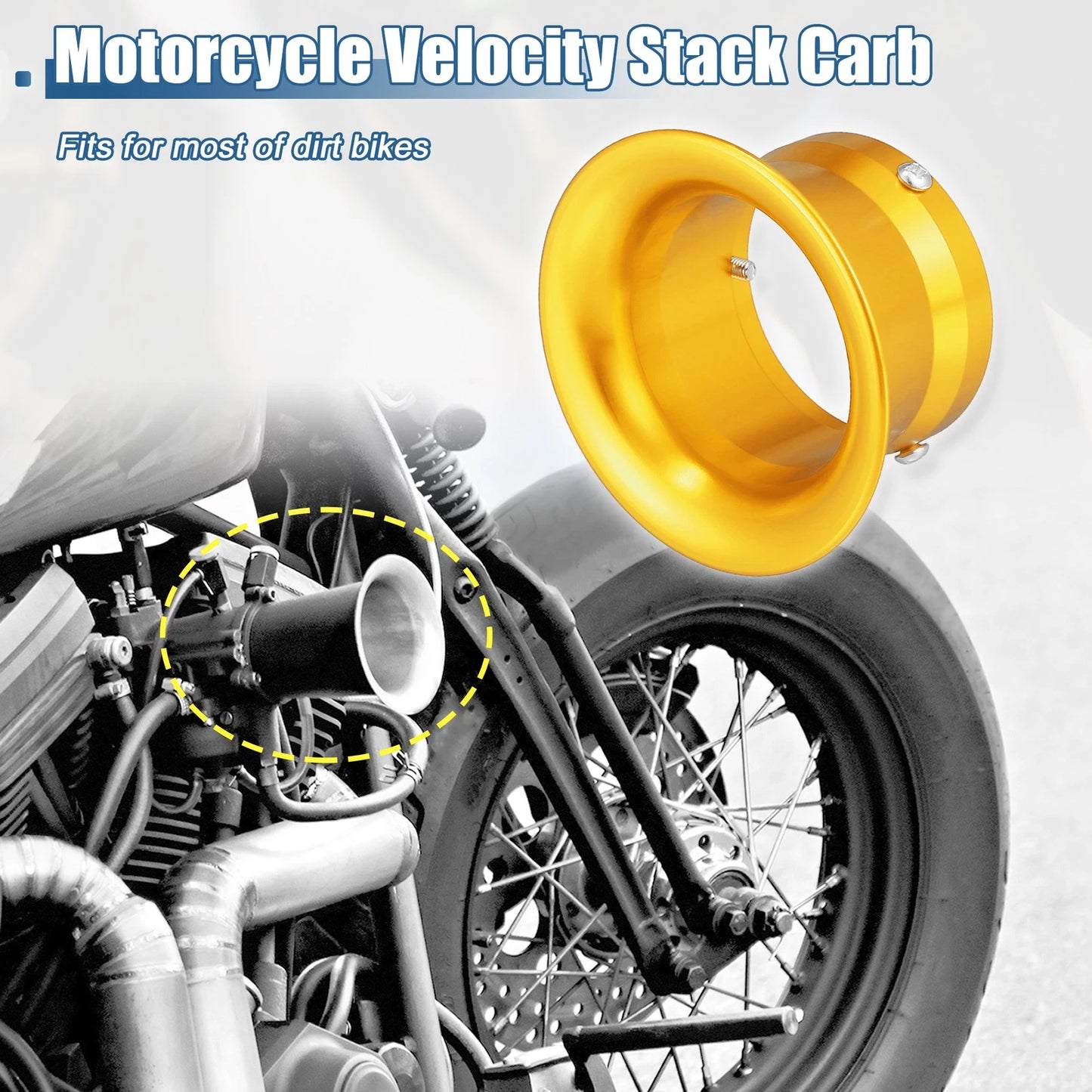 Carb 55mm Velocity Stack for Motorbike ATV