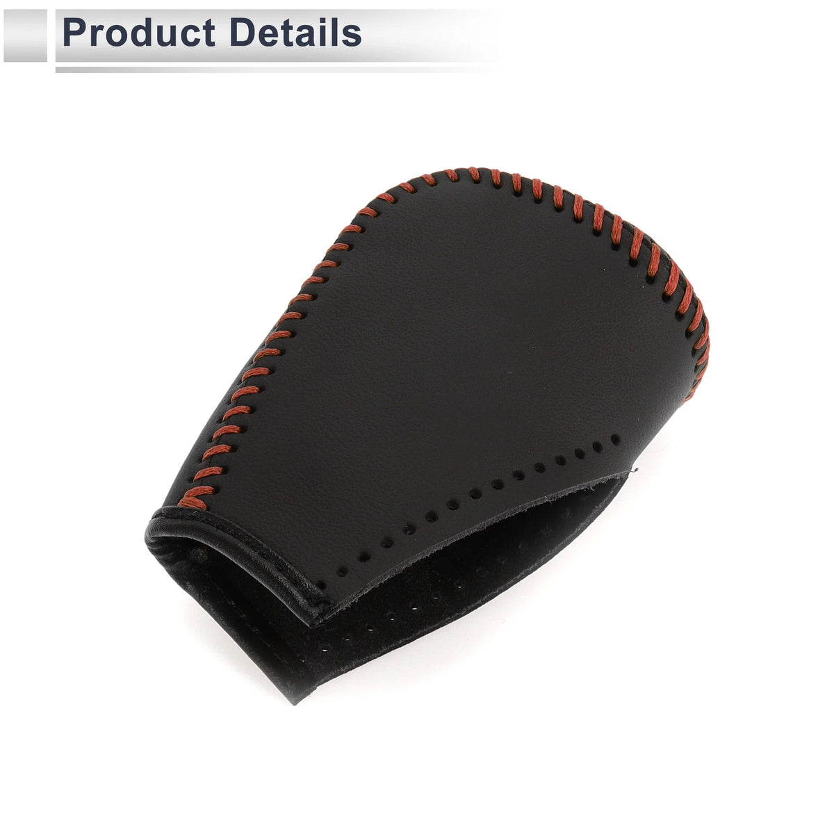Gear Shift Knob Cover for Toyota Corolla 2009-2013 Black Brown Faux Leather