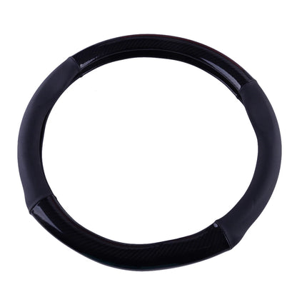 38cm Steering Wheel Cover for Mercedes Carbon Fiber Style