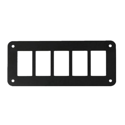 5 Gang Aluminum Rocker Switch Panel for Car Boat SUV