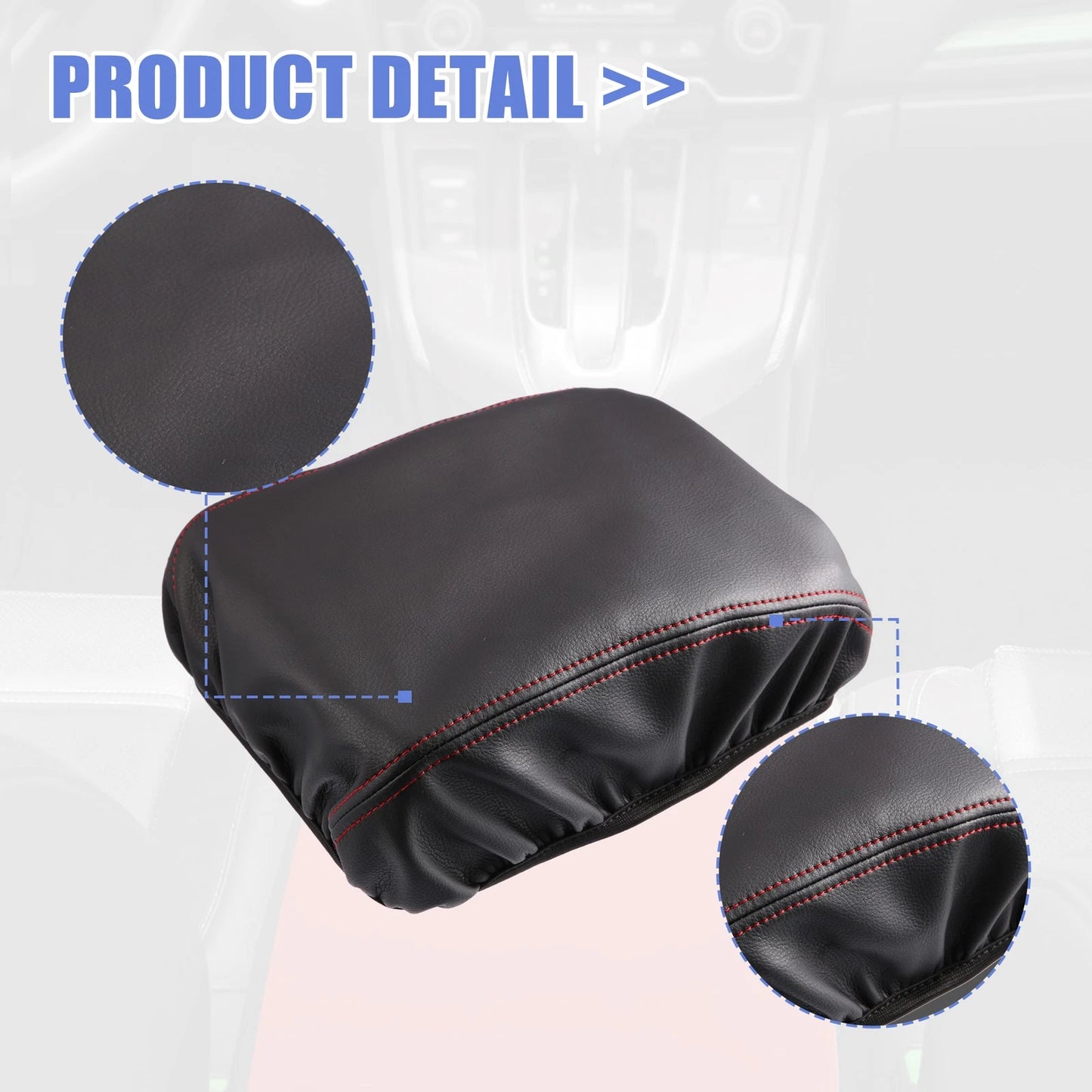 Armrest Protector Cover Pad for Ford Explorer 2020-2022 Black