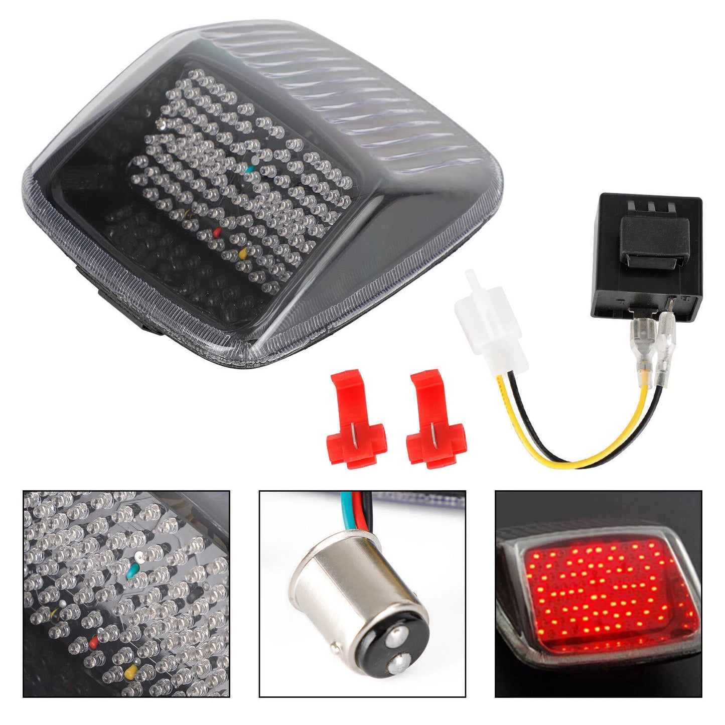 Tail Light & Turn Signals for V-ROD VRSCA Night Rod 2002-2011 Clear 2 x