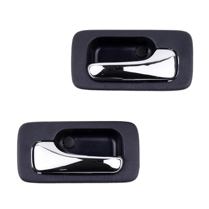 Interior Inside Door Handle Grab Chrome L+R Fits Honda Accord 4D SED 1990-93 D05