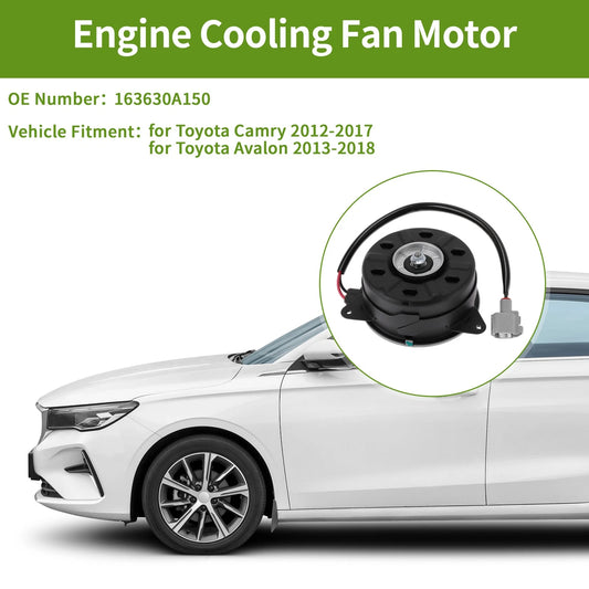 1 Pc Radiator Fan Motor for Toyota Camry (2012-2017)