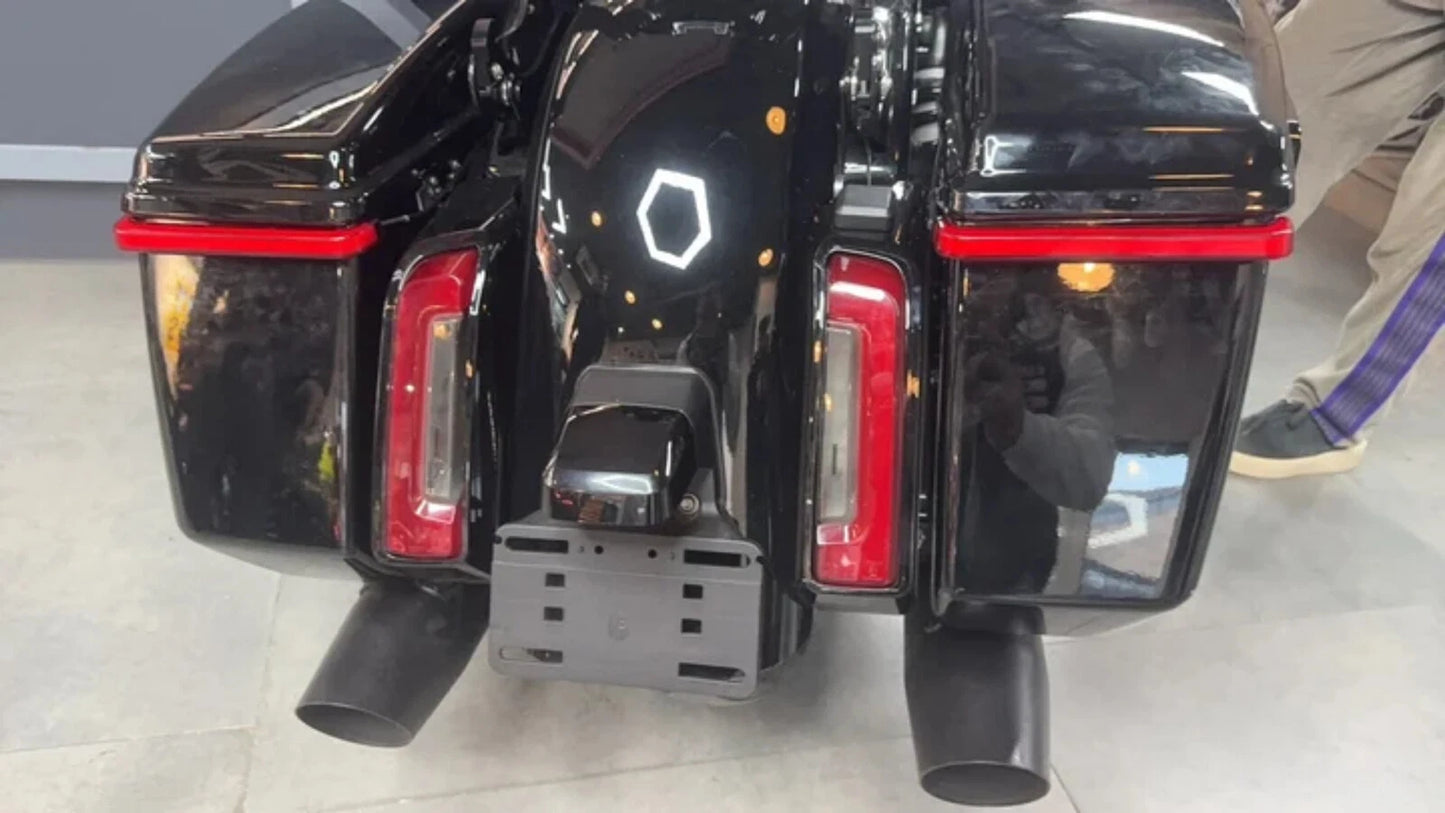 Red Rear Saddlebag Turn Signal Lights for Harley Street Glide FLHX (2024-2025)