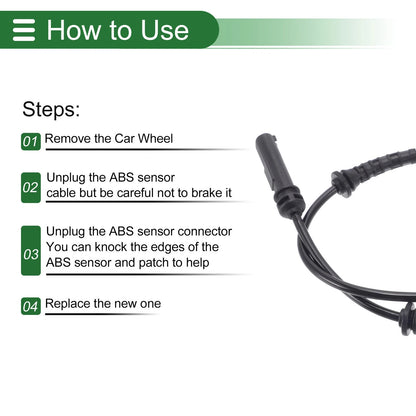 ABS Wheel Speed Sensor for BMW X1 (2014-2020) - 1 x Sensor