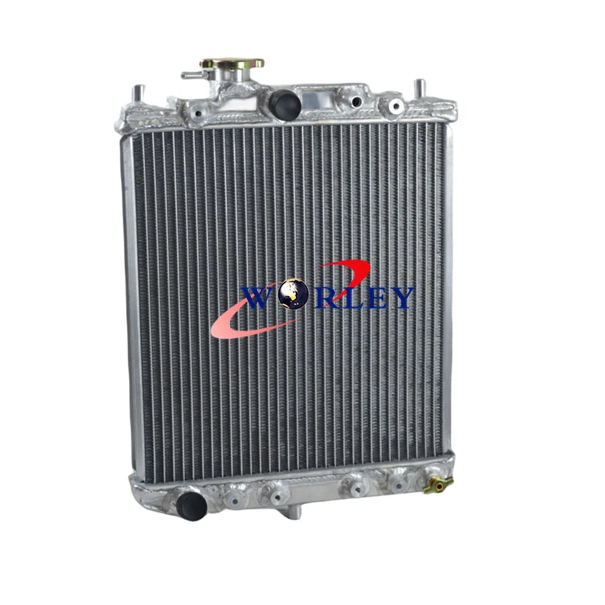 Aluminum Radiator + Fan for Daihatsu Mira L200V L201 MOVE L601 Centro L501 (1995-2006)