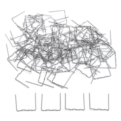 Pre-Cut Flat Staples 100pcs 0.6mm for Car Auto