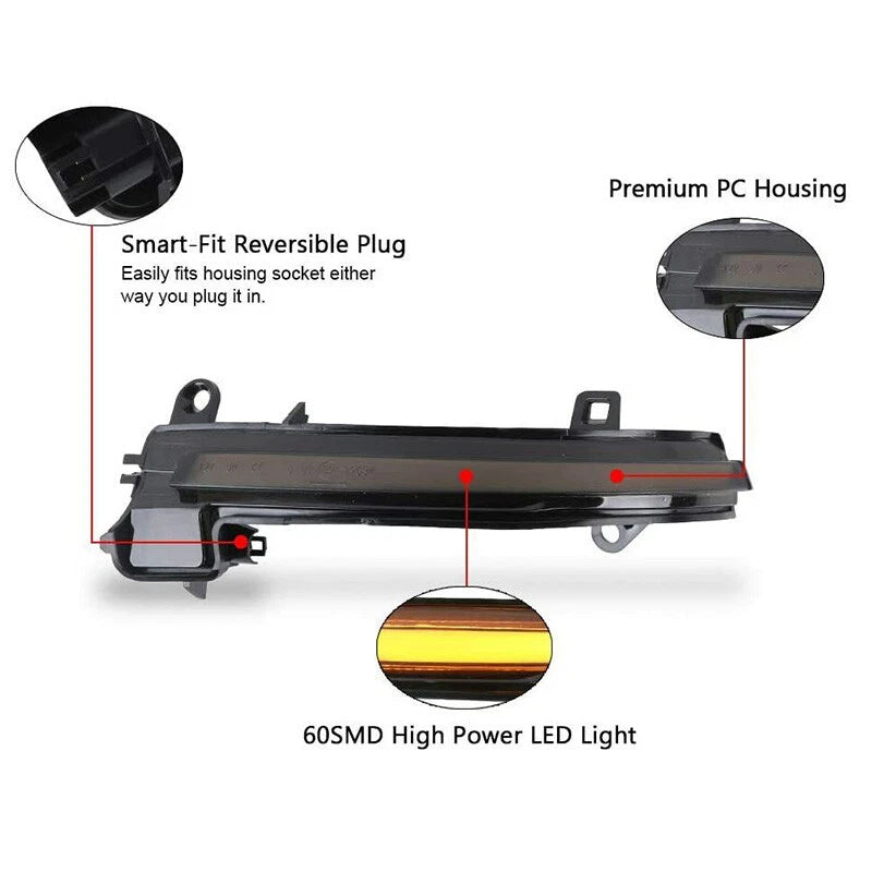 LED Dynamic Turn Signal Light for BMW F20 F21 F22 F30 X1 M (2012-2019)