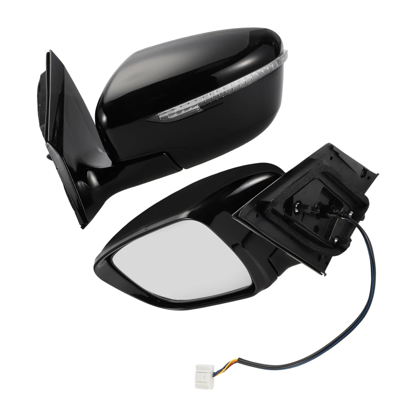 Left Side Door Mirror for Nissan Murano (2015-2020) Manual Folding Black