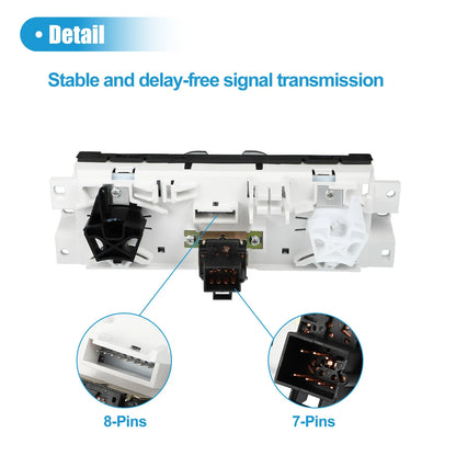 Temperature Heater for GMC Plastic Black White