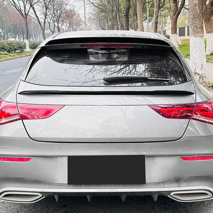 Rear Spoiler Lip for Mercedes Benz X118 CLA200 CLA35 (2019-2023) Gloss Black