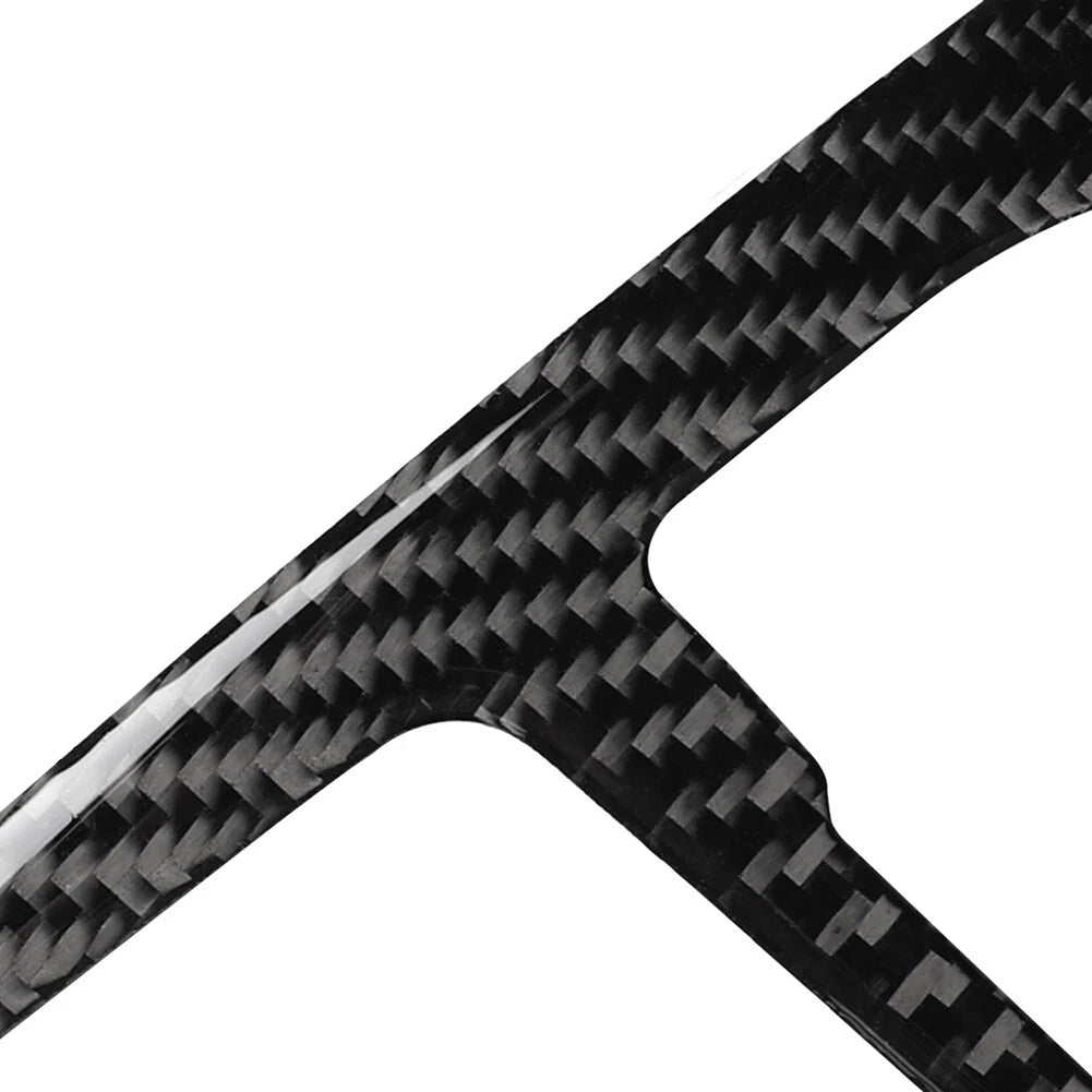 Carbon Fiber Console CD Panel Cover Trim for Audi A4 A5 Q5 B7 (2009-2016)