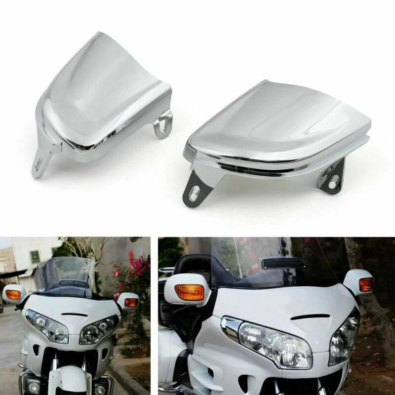 Chrome Headlight Cover Trims for Honda Goldwing GL1800 (2006-2014)