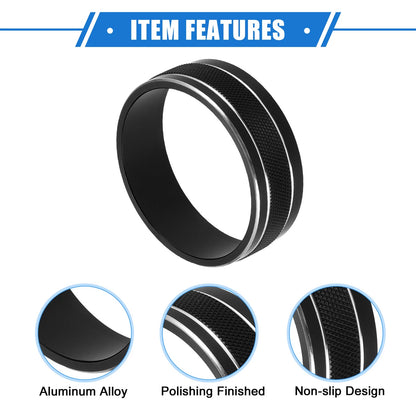 3pcs Car AC Switch Knob Cover Ring for Jeep Wrangler JK JKU (2011 - 2018)