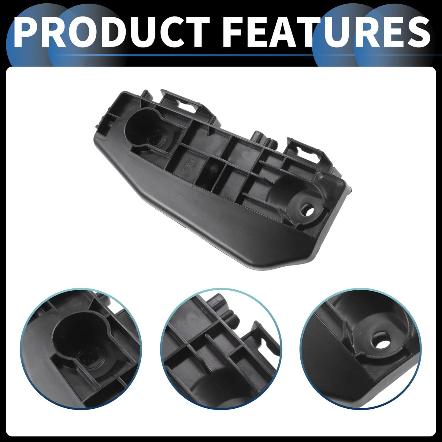 Right Front Bumper Retainer Bracket for Toyota Land Cruiser (2008-2021)