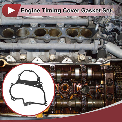 Engine Timing Cover Gasket Set for Infiniti 2.5L 3.5L 3.7L