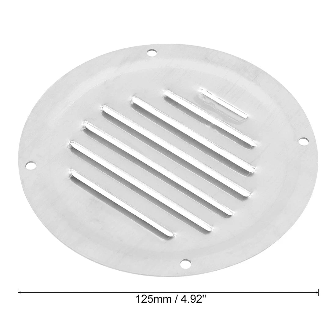 2 x 5 Inch Round Marine Boat Louvered Ventilation Panel Cover