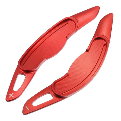 Red Car Steering Wheel Shift Paddle Extend Cover for BMW Mini Cooper