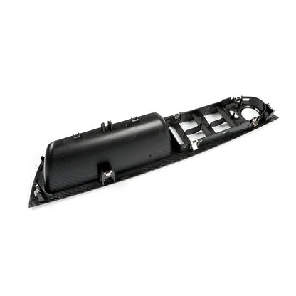 Carbon Interior Window Switch Door Panel Handle Armrest For BMW X5 X6 E70 E71