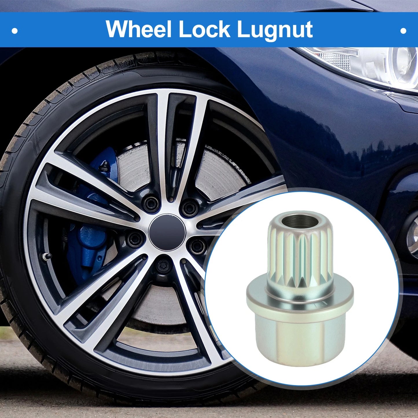 34/18PT Wheel Lock Lug Nut for BMW Anti Theft Removal Key Socket Adapter