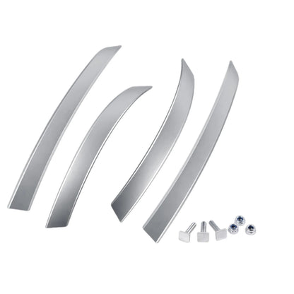 4 x Silver Door Arm Grip Handle Covers for BMW E60 E61 (2004-2006)
