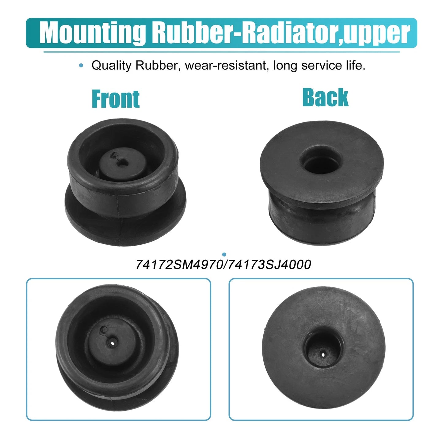 Radiator Mount Insulator Set for Honda Accord (2003-2007)