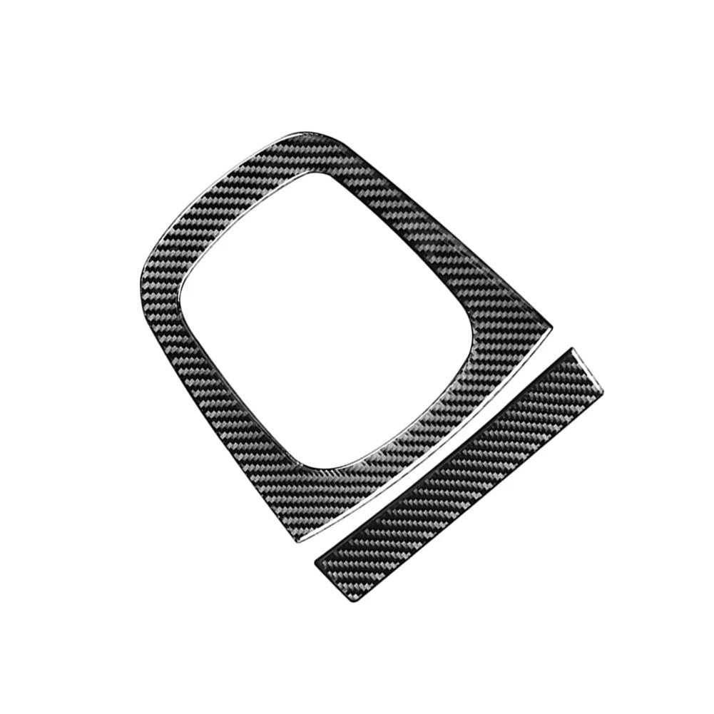 Carbon Fiber Black Gear Shift Panel Cover Trim for Audi Q3 (2013-2018)