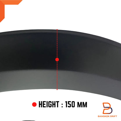 Matt Black Fender Flares for Ford Ranger PX3 (2018-2021)