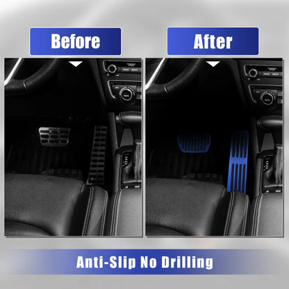 3 x Blue Non-Slip Brake Gas Accelerator Pedals for Toyota Camry (2018-2022)