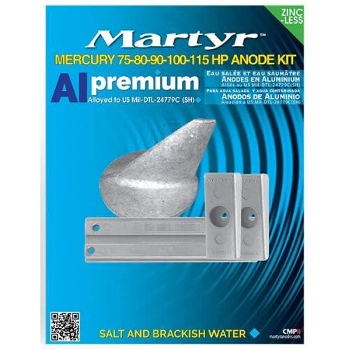 Anode Alloy Kit for Mercury 75-115HP Models