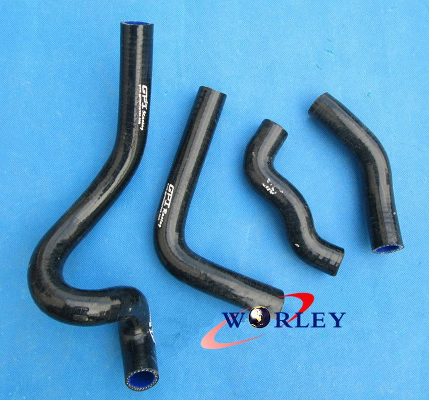 Silicone Radiator Hose for Kawasaki KLX650 1993-1996 BLACK