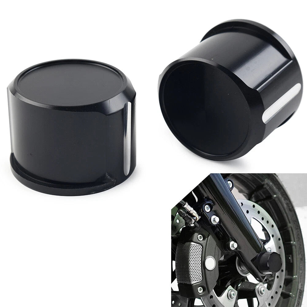 Front Axle Cap Nut Cover for Harley Dyna, Tri Glide, Sportster 1200 (2004-2023)