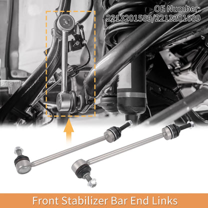 2 x Front Stabilizer Sway Bar Links for Mercedes-Benz S350 CL550 (2006-2010)