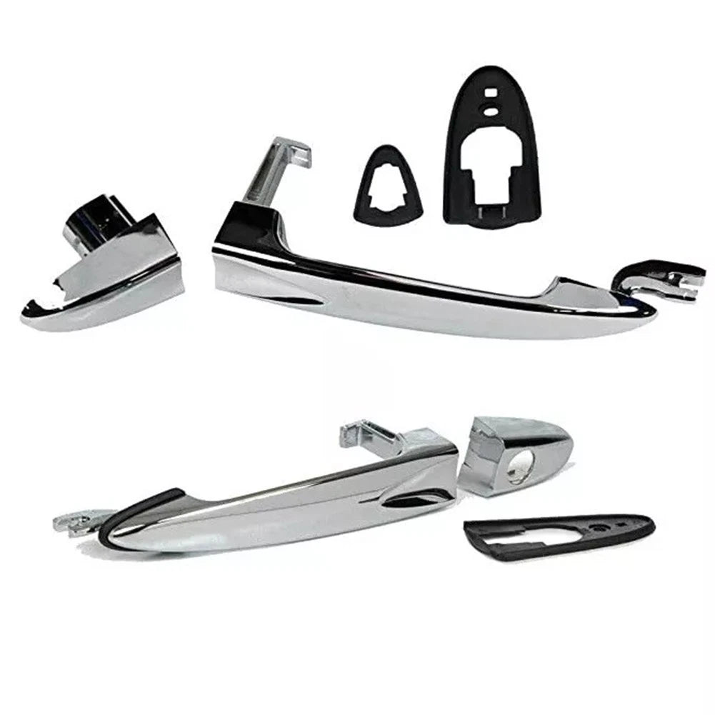 Silver ABS External Door Handle for Lancia Ypsilon (2003–2011)