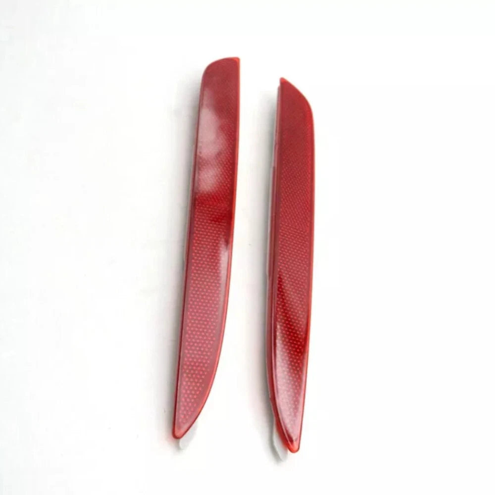 Red Rear Bumper Reflectors for Mazda 3 (2008-2012)