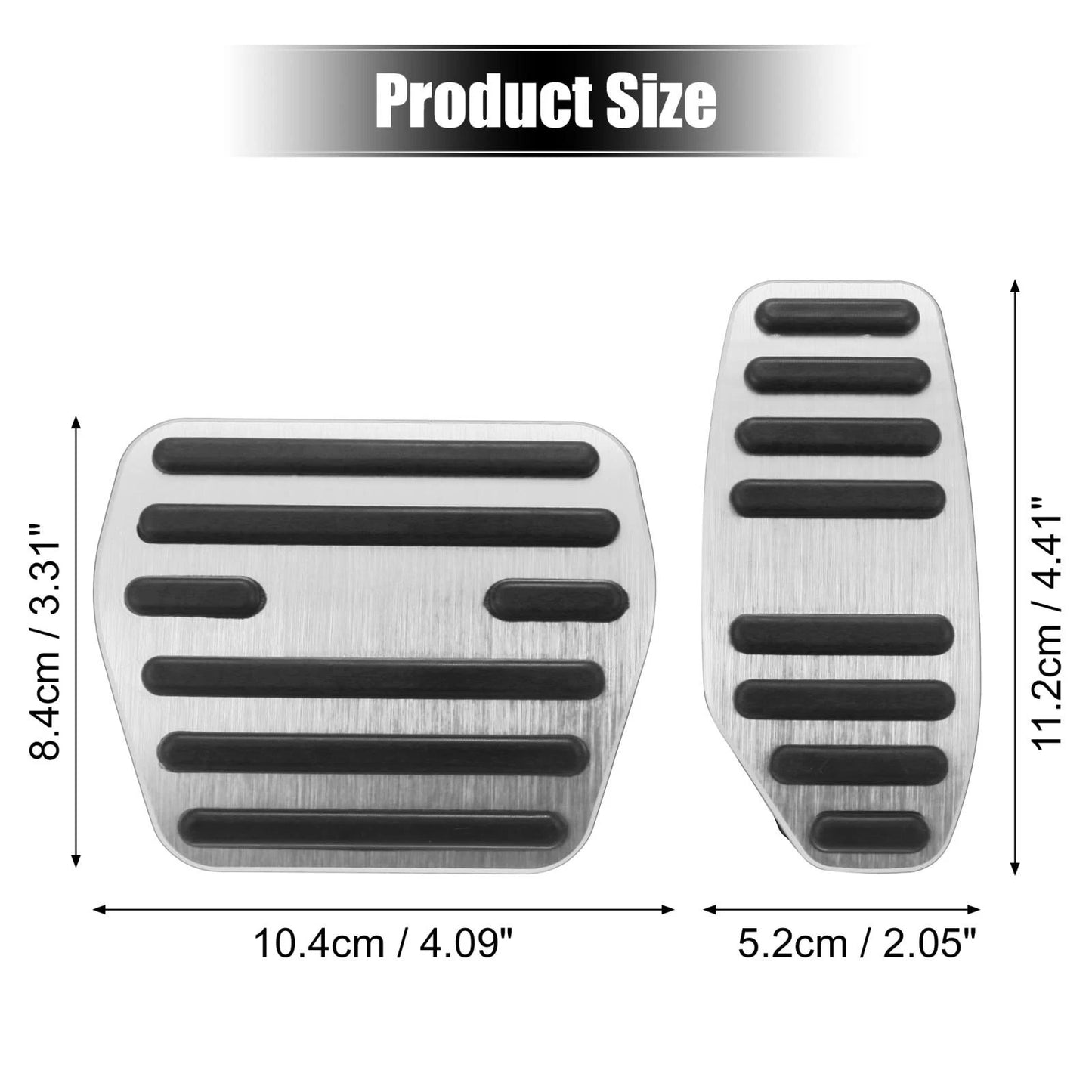 Brake & Gas Pedal Covers  for Nissan X-Trail (2001-2023)