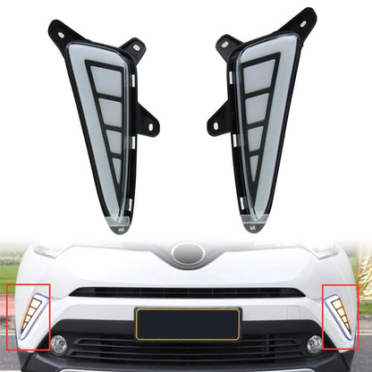 Dual Color LED Daytime Running Lights with Signal Kit for Toyota C-HR (2016-2020)