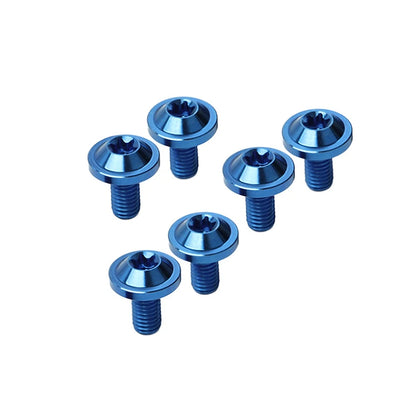 6 x M6x20mm Titanium Alloy Torx Head Bolts for Bike Motor