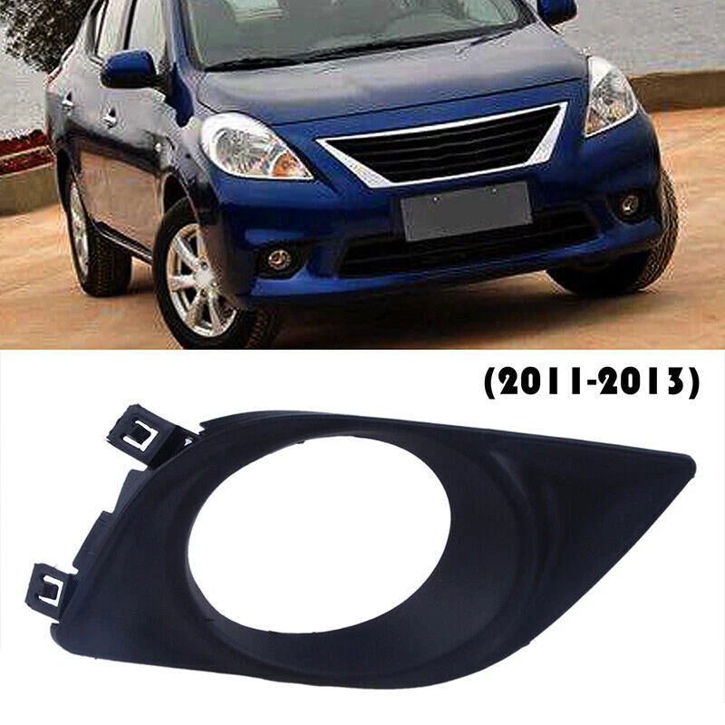 Front Bumper Fog Light Lamp Cover Bezel for Nissan Versa Sunny (2011-2013)