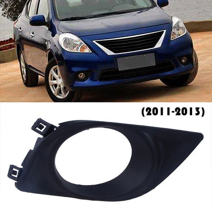 Front Bumper Fog Light Lamp Cover Bezel for Nissan Versa Sunny (2011-2013)