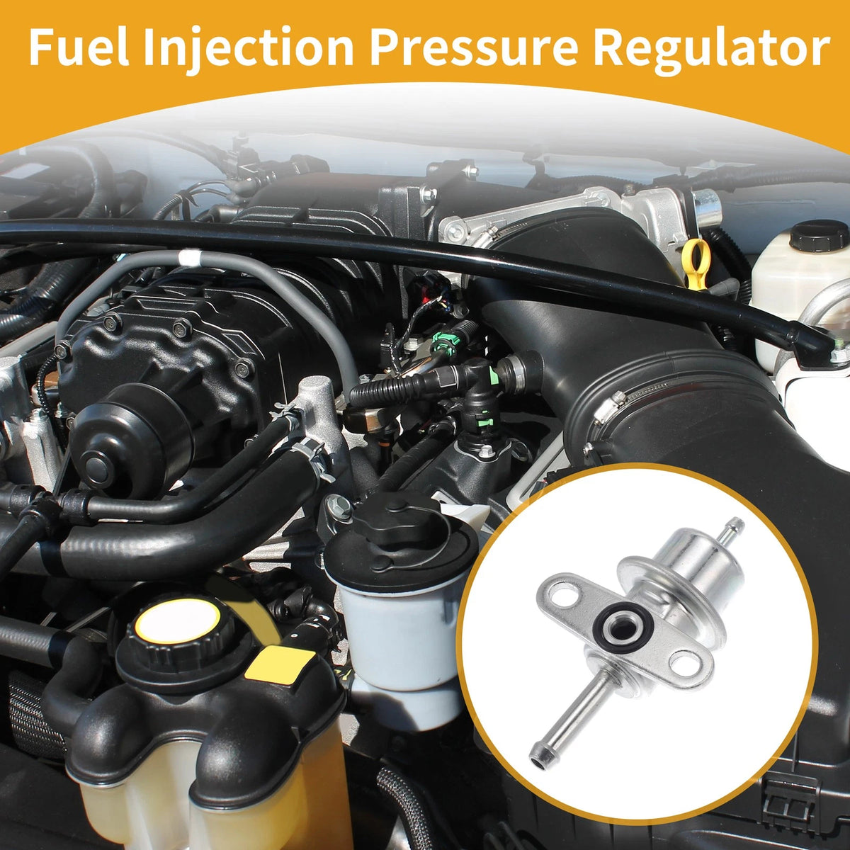 Fuel Pressure Regulator for Honda Accord (1988-1996) 1 Pc Metal