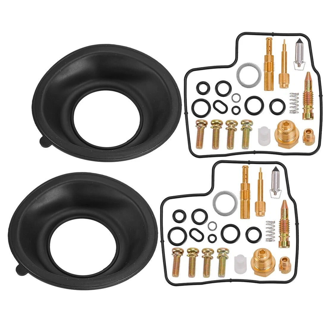 2 x Carburetor Repair Kit Diaphragm for Honda VF1100C VF1100S VT1100C (1983-1985)