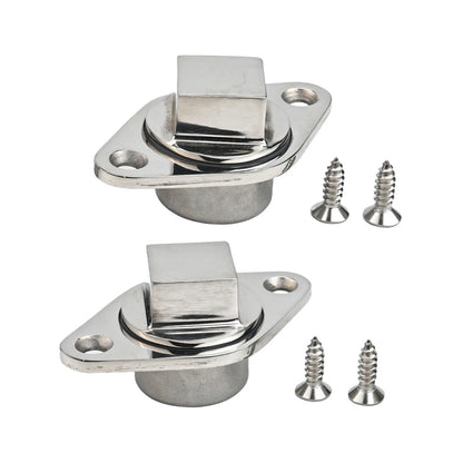 Sleek Design Polished 316 Stainless Steel Boat Drains - Convenient Pack