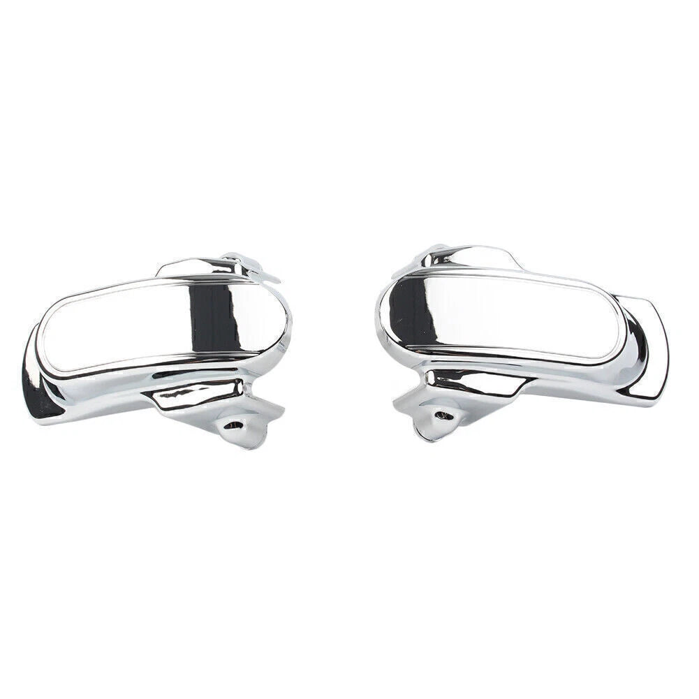 2 x Rear Frame Axle Covers for Harley Dyna FXD Super Glide & FXDF Fat Bob