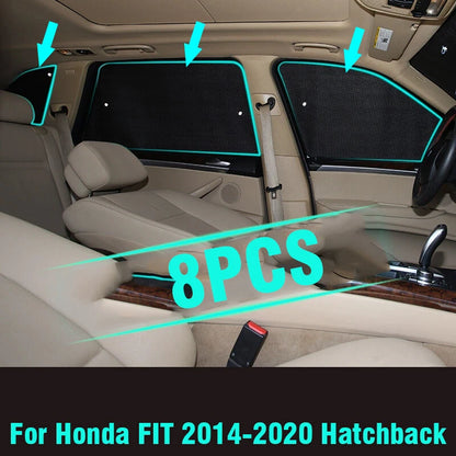 Sunshade / 8X / Side Window Privacy Sunshade for Honda FIT
